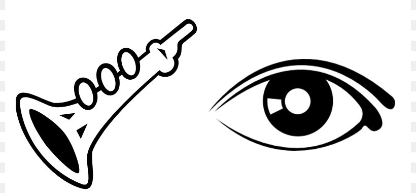 Human Eye Clip Art, PNG, 800x386px, Eye, Area, Black, Black And White, Black Eye Download Free