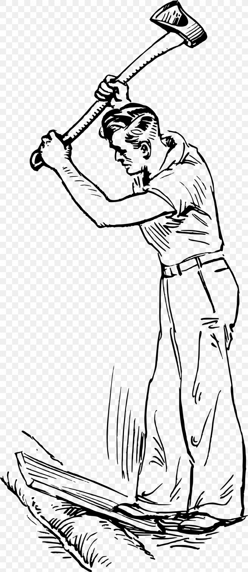 A Man With Axe Drawing Clip Art, PNG, 1040x2400px, Man With Axe, Arm, Art, Artwork, Axe Download Free