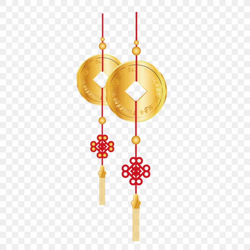 Coin, PNG, 1200x1200px, Coin, Chinese New Year, Chinesischer Knoten, Christmas Ornament, Oudejaarsdag Van De Maankalender Download Free