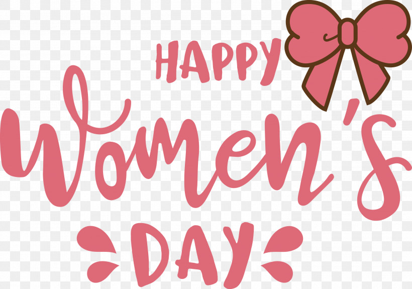 Happy Women’s Day Womens Day, PNG, 2999x2104px, Womens Day, Flower, Heart, Logo, M095 Download Free