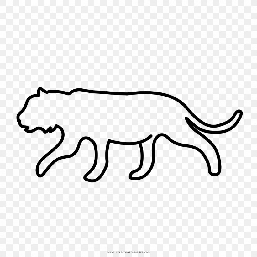 Lion Tiger Black And White Leopard Drawing, PNG, 1000x1000px, Lion, Animal, Animal Figure, Area, Big Cat Download Free