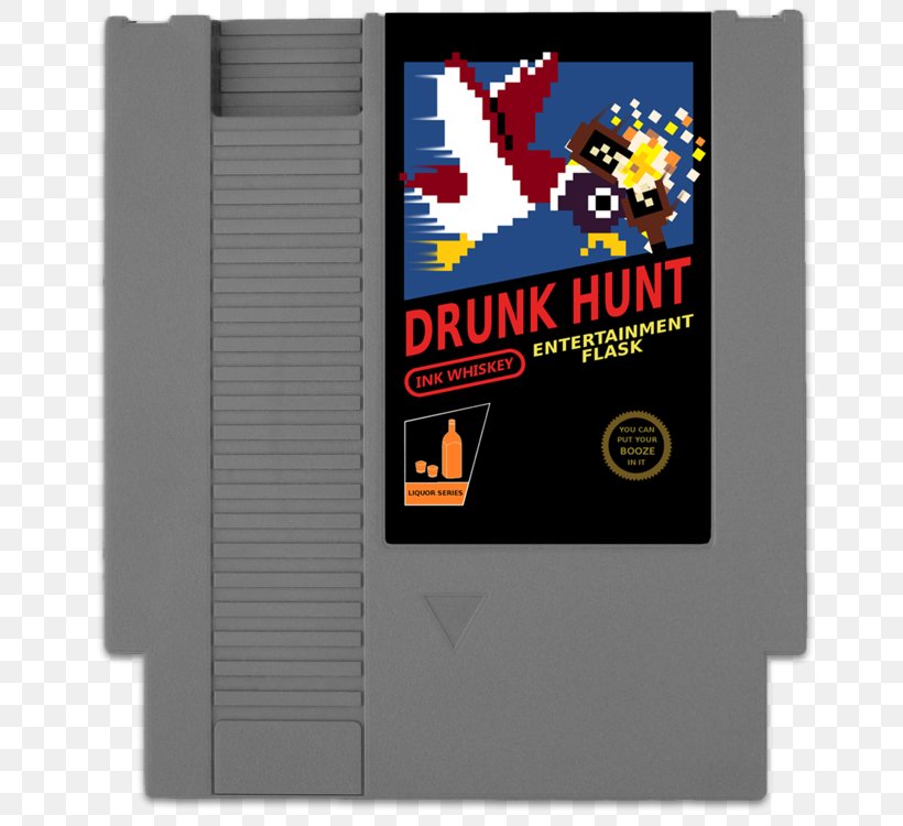ROM Cartridge Video Game Retrogaming Hip Flask Nintendo Entertainment System, PNG, 750x750px, Rom Cartridge, Alcoholic Drink, Electronic Device, Flask, Game Download Free
