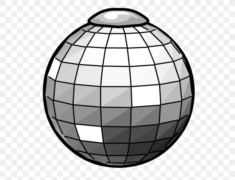Disco Ball Sphere Mirror Nightclub, PNG, 646x631px, Disco Ball, Ball, Black And White, Club Penguin, Disco Download Free