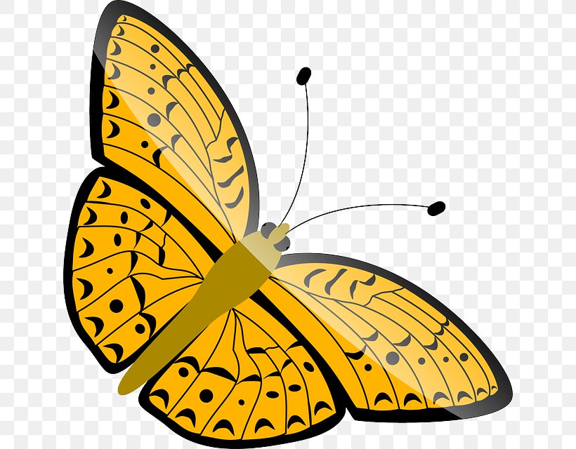 Monarch Butterfly Orange Clip Art, PNG, 640x640px, Butterfly, Artwork, Blue, Brush Footed Butterfly, Color Download Free