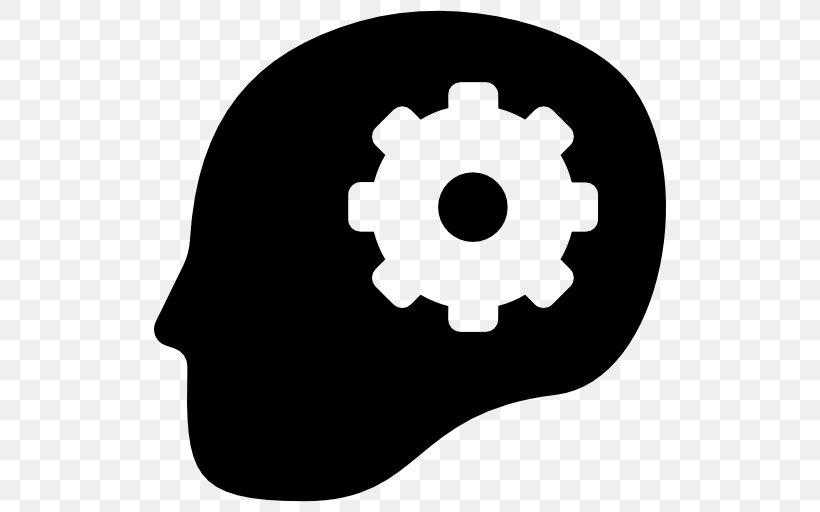 Gear Symbol Clip Art, PNG, 512x512px, Gear, Black And White, Brain, Human Head, Logo Download Free