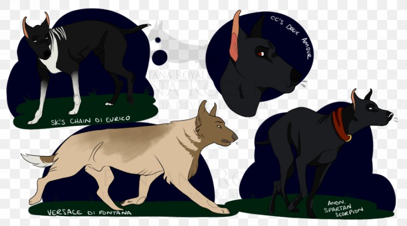 Dog Horse Cattle Pack Animal Canidae, PNG, 900x500px, Dog, Animated Cartoon, Canidae, Carnivoran, Cartoon Download Free