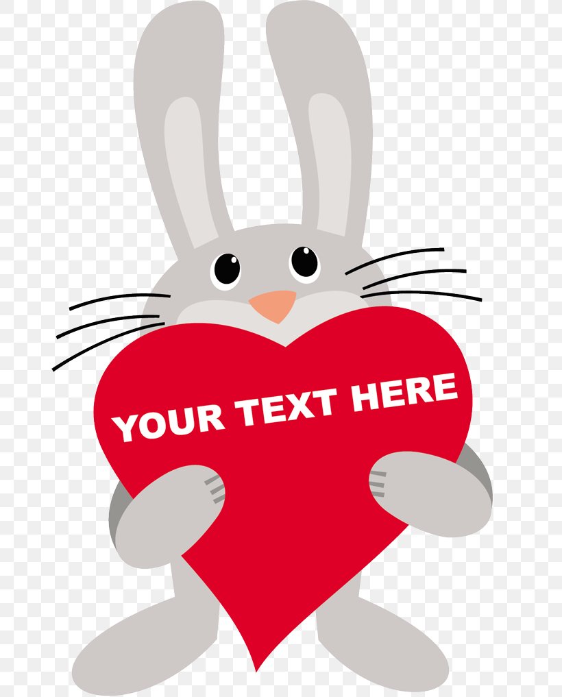 Domestic Rabbit Easter Bunny Clip Art Illustration, PNG, 670x1017px, Watercolor, Cartoon, Flower, Frame, Heart Download Free