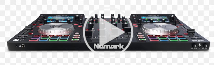 Graphics Cards & Video Adapters Disc Jockey DJ Controller Numark Industries Numark Mixtrack Pro III, PNG, 1200x363px, Watercolor, Cartoon, Flower, Frame, Heart Download Free