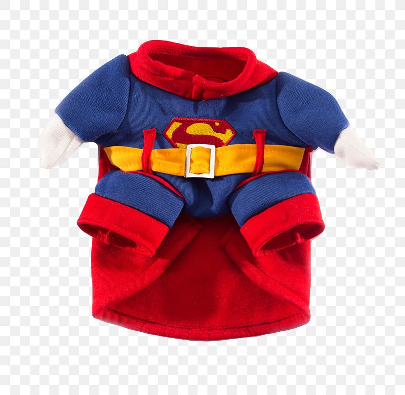 Superman Dog Costume Hoodie Pet, PNG, 800x800px, Watercolor, Cartoon, Flower, Frame, Heart Download Free