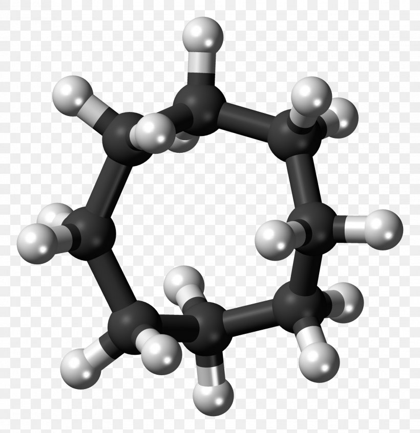 Molecule Cyclooctane Cycloalkane Chemical Compound Benzyl Cyanide, PNG, 1936x2000px, Molecule, Alkyne, Atom, Benzyl Cyanide, Black And White Download Free