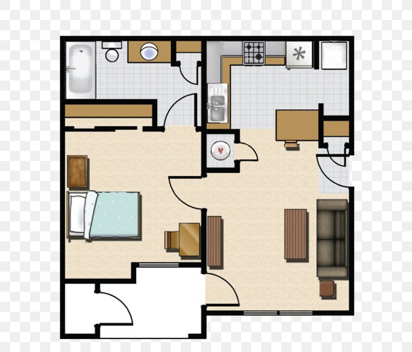 CastleRock At San Marcos Apartment House Floor Plan Home, PNG, 700x700px, Apartment, Area, Bathroom, Bed, Campus Download Free