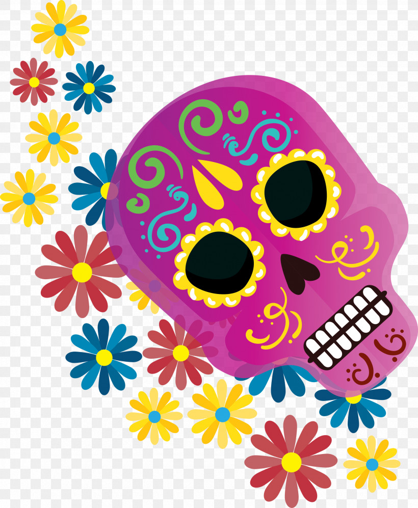 Calavera Calaveras Sugar Skull, PNG, 2465x3000px, Calavera, Calaveras, Day Of The Dead, Floral Design, Line Download Free