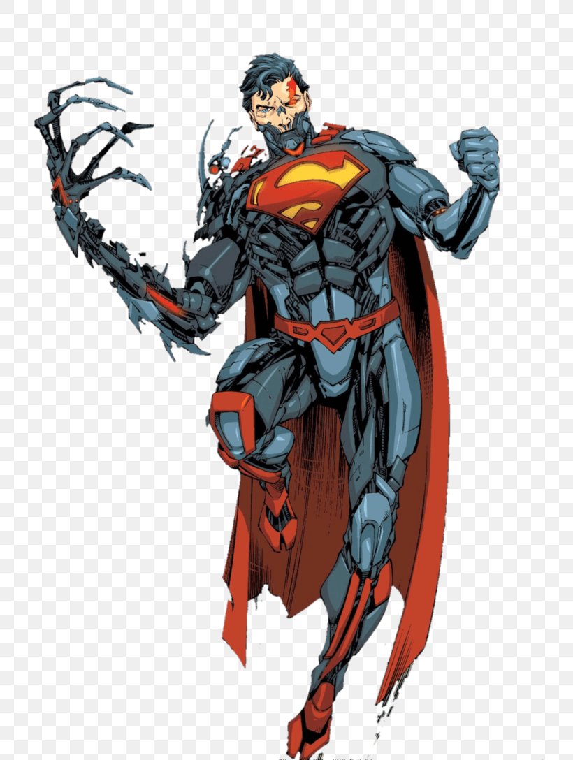 Hank Henshaw Cyborg Superman The New 52 Comic Book, PNG, 735x1088px, Hank Henshaw, Action Figure, Character, Comic Book, Comics Download Free