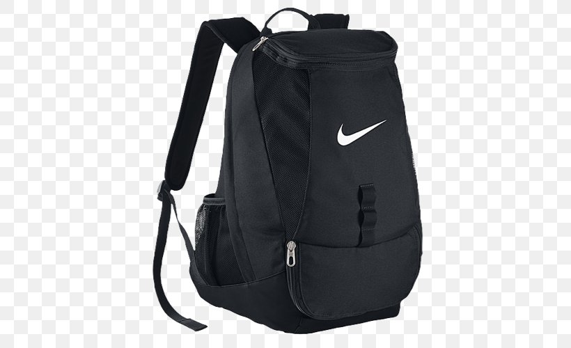 Nike Club Team Swoosh Backpack Bag, PNG, 500x500px, Nike Club Team Swoosh, Backpack, Bag, Baggage, Black Download Free