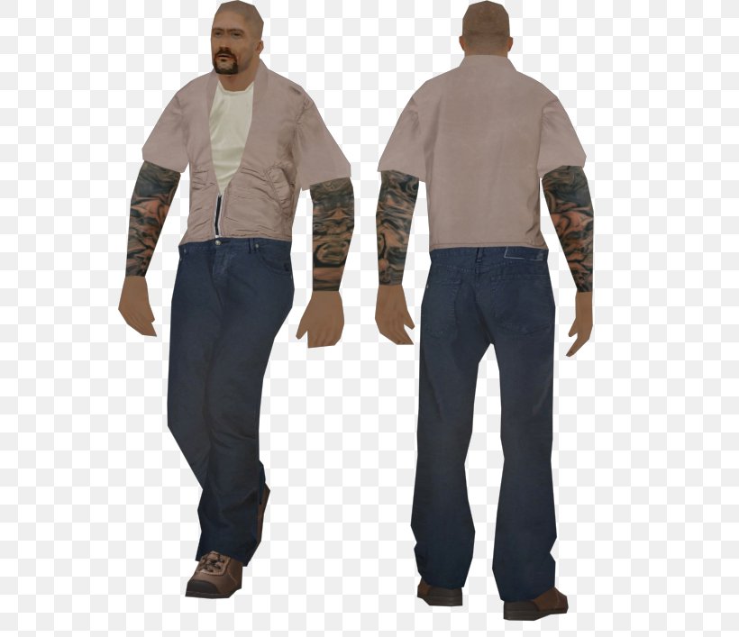 Grand Theft Auto: San Andreas San Andreas Multiplayer Mod Jeans Wannabe, PNG, 715x707px, Grand Theft Auto San Andreas, Abdomen, Costume, Food, Food Chain Download Free