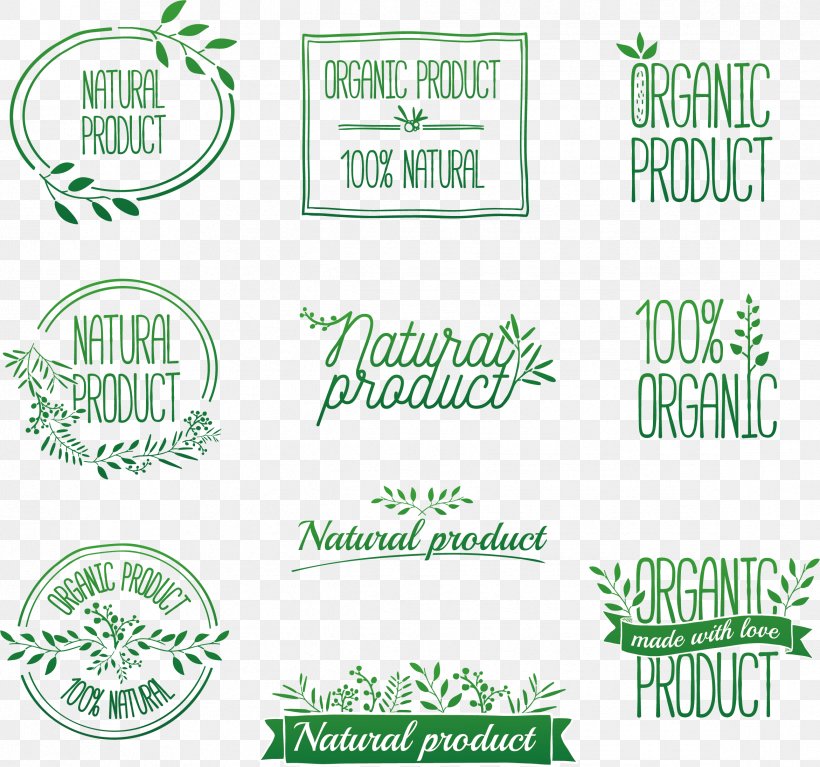Organic Food Logo Label, PNG, 2342x2191px, Organic Food, Art, Brand, Drawing, Grass Download Free