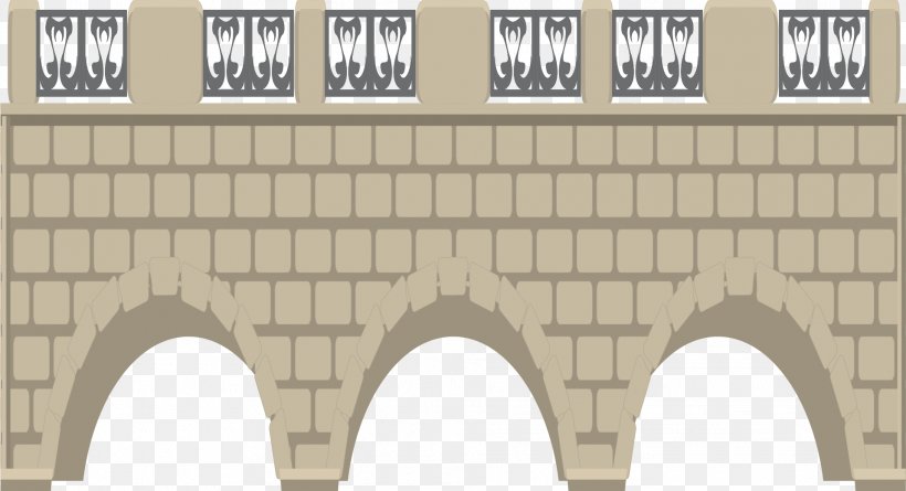 Arch Cartoon Bridge Pattern, PNG, 1917x1041px, Arch, Architecture, Area, Bridge, Cartoon Download Free
