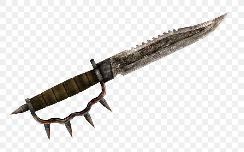 Fallout 3 Fallout: New Vegas Trench Knife Weapon, PNG, 1600x1000px, Fallout 3, Blade, Bowie Knife, Brass Knuckles, Cold Weapon Download Free