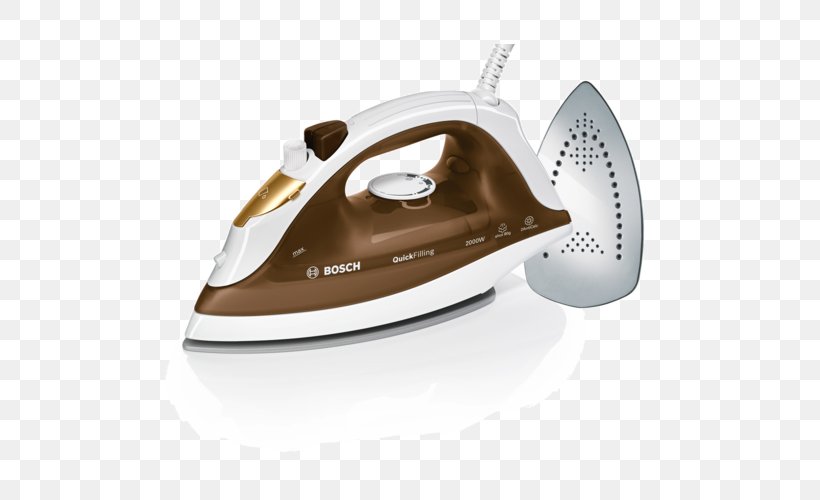 Clothes Iron Robert Bosch GmbH White Ironing Steam, PNG, 500x500px, Clothes Iron, Blue, Dishwasher, Hardware, Home Appliance Download Free
