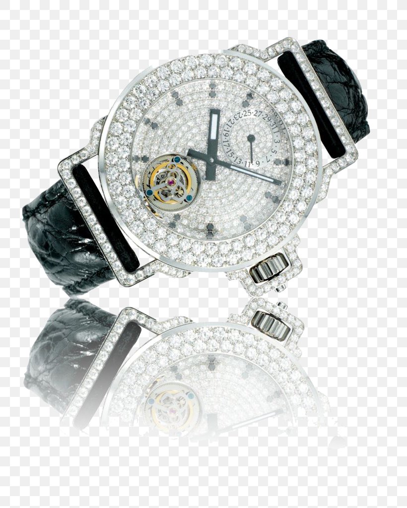 Watch Diamond Tourbillon Strap, PNG, 730x1024px, Watch, Automatic Watch, Bling Bling, Blingbling, Bracelet Download Free