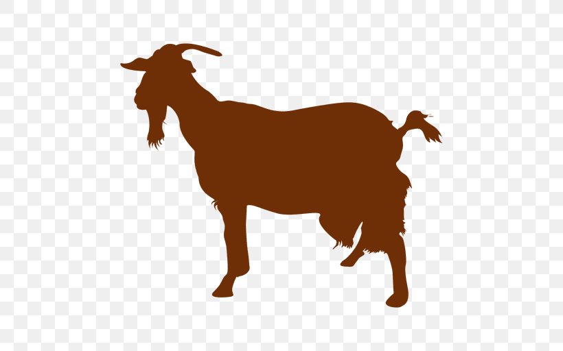 Boer Goat Sheep Feral Goat Silhouette, PNG, 512x512px, Boer Goat, Cattle Like Mammal, Cow Goat Family, Dog Like Mammal, Feral Goat Download Free