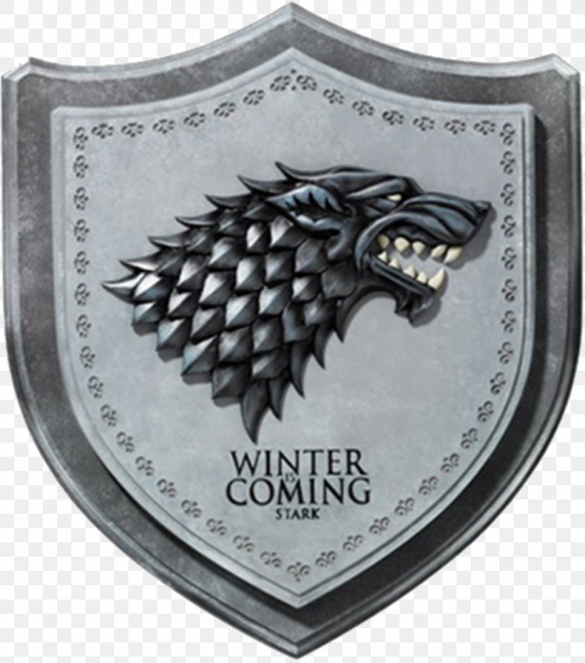 House Stark A Game Of Thrones Eddard Stark Winter Is Coming House Targaryen, PNG, 1026x1163px, House Stark, Badge, Crest, Dire Wolf, Eddard Stark Download Free