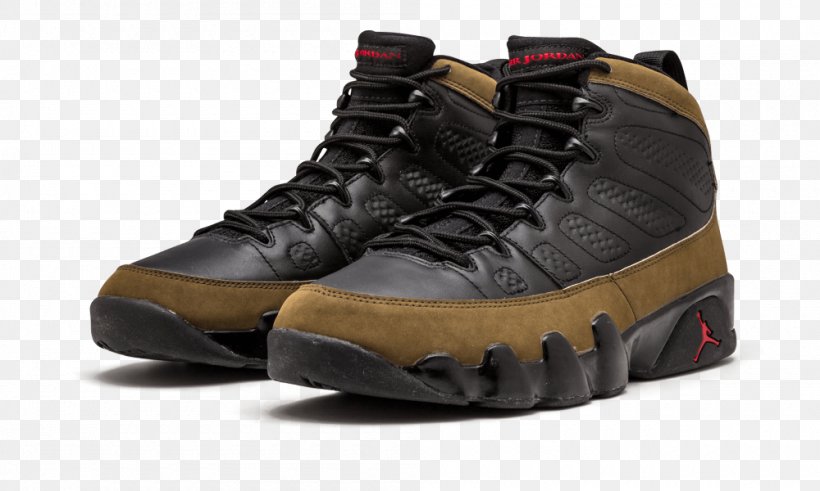 Jordan Air Jordan 9 NRG Boot, PNG, 1000x600px, Air Jordan, Athletic Shoe, Black, Boot, Brown Download Free