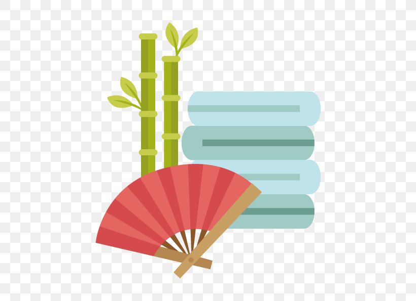 Towel Hand Fan Bamboo, PNG, 595x595px, Towel, Bamboo, Green, Hand Fan, Leaf Download Free