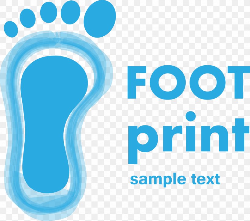 Blue Footprint Material, PNG, 1646x1454px, Logo, Area, Blue, Brand, Business Download Free