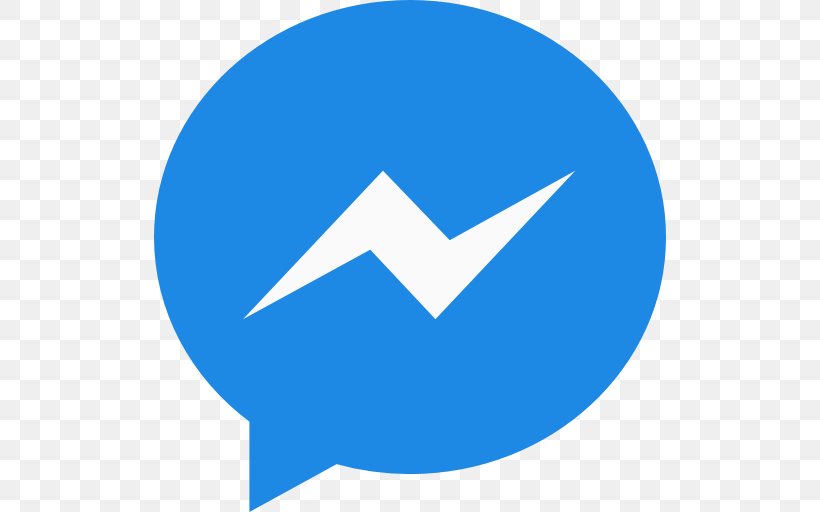 Facebook Messenger, PNG, 512x512px, Facebook Messenger, Area, Blue, Brand, Facebook Download Free