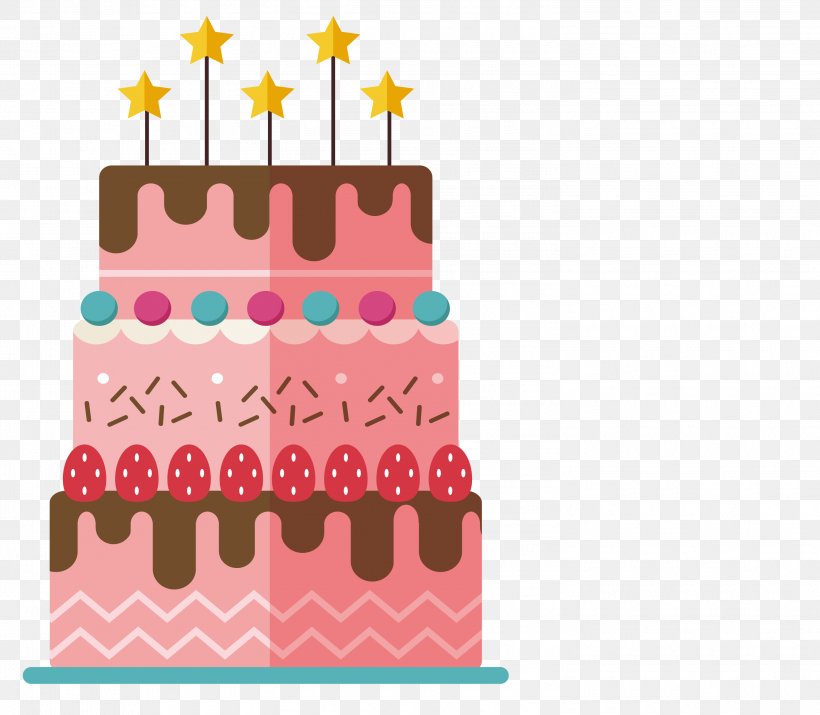 Birthday Cake Torte, PNG, 2995x2612px, Birthday Cake, Baked Goods, Balloon, Birthday, Buttercream Download Free