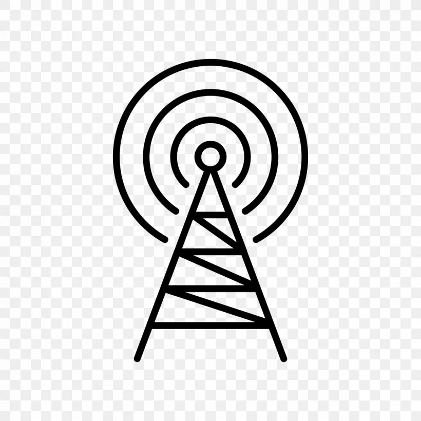 Drawing Radio Coloring Book Tower, PNG, 1200x1200px, Drawing, Aerials, Amateur Radio, Area, Black And White Download Free