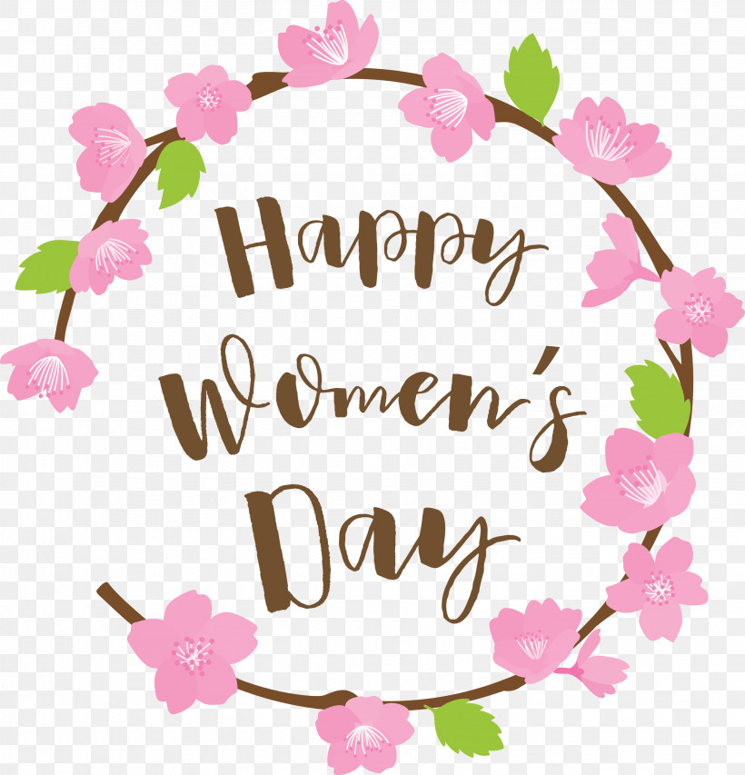 Happy Womens Day Womens Day, PNG, 2881x3000px, Happy Womens Day, Cherry Blossom, Picture Frame, Womens Day Download Free