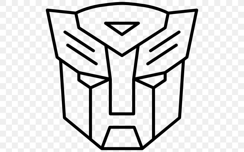 Optimus Prime Bumblebee Jazz Autobot Transformers, PNG, 512x512px, Optimus Prime, Area, Autobot, Black And White, Bumblebee Download Free