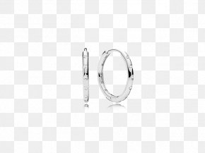 Pandora Earrings Hoops - Pandora Women Silver Hoop Earrings Pandora Women Silver Hoop Earrings Cubic Zirconia PNG