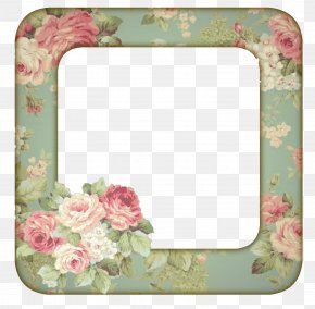 Flower - Paper Decoupage Flower Scrapbooking Picture Frames PNG