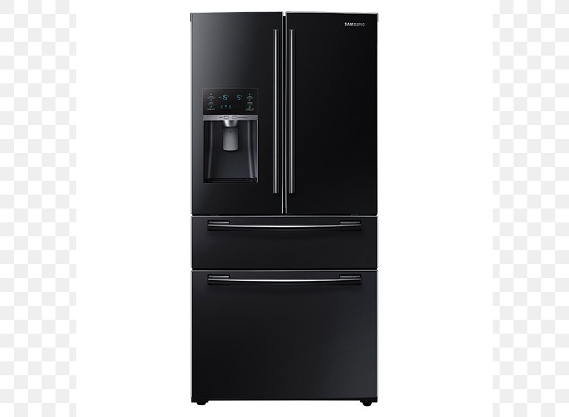 Refrigerator Home Appliance Samsung RF28HFEDB Samsung RF23HCEDB Clothes Dryer, PNG, 800x600px, Refrigerator, Clothes Dryer, Combo Washer Dryer, Door, Drawer Download Free