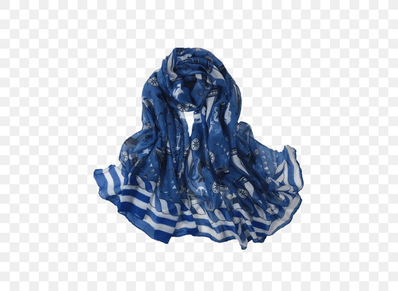 Scarf Product, PNG, 600x600px, Scarf, Blue, Cobalt Blue, Electric Blue, Stole Download Free