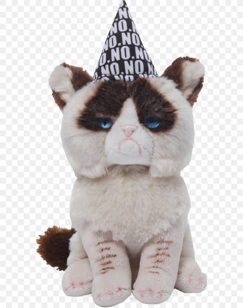 Stuffed Animals & Cuddly Toys Grumpy Cat Whiskers Gund, PNG, 593x1039px, Watercolor, Cartoon, Flower, Frame, Heart Download Free