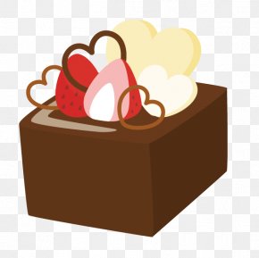 Chocolate Cake - Tea Chocolate Cake Strawberry Cream Cake Clip Art PNG