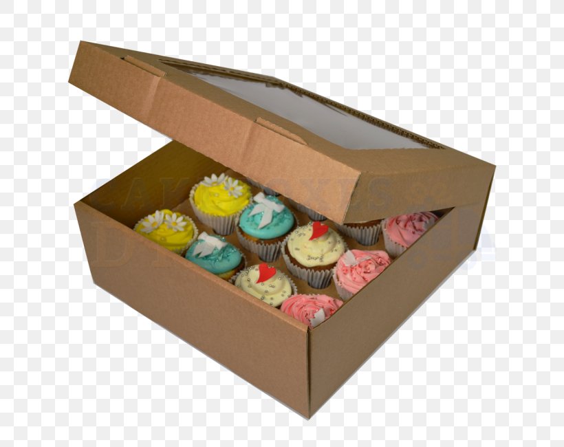 Window Box Twelve Cupcakes Carton, PNG, 650x650px, Box, Brown, Carton, Confectionery, Corrugated Fiberboard Download Free