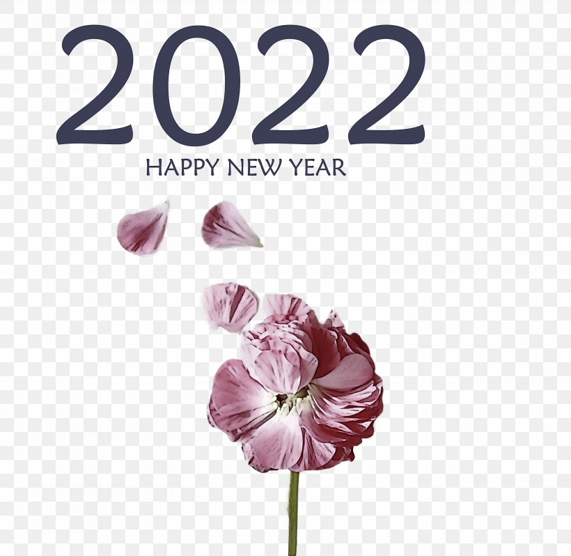 2022 Happy New Year 2022 New Year 2022, PNG, 3000x2923px, Cut Flowers, Biology, Flower, Lavender, Meter Download Free