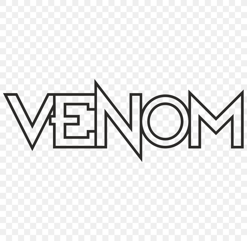 Venom Spider-Man Decal Logo, PNG, 800x800px, Venom, Area, Black, Black And White, Brand Download Free