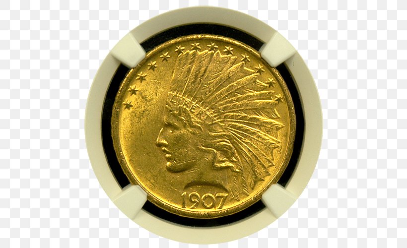 Gold Coin Indian Head Gold Pieces Bullion Coin, PNG, 500x500px, Coin, American Gold Eagle, Bullion, Bullion Coin, Commemorative Coin Download Free