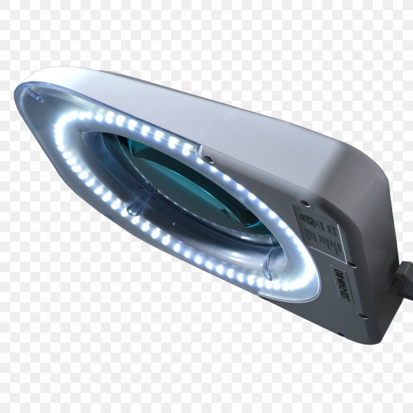Magnifying Glass Light-emitting Diode Lamp Magnification, PNG, 1000x1000px, Magnifying Glass, Automotive Lighting, Dioptre, Electric Light, Glass Download Free