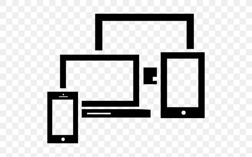 Responsive Web Design Computer Monitors, PNG, 512x512px, Responsive Web Design, Area, Black, Black And White, Brand Download Free