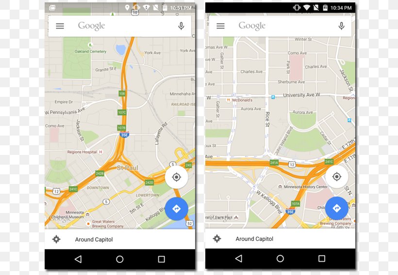 Google Maps Android 3 Plus Spot The Difference: Interior, PNG, 800x568px, 3 Plus, Google Maps, Android, Area, Google Download Free