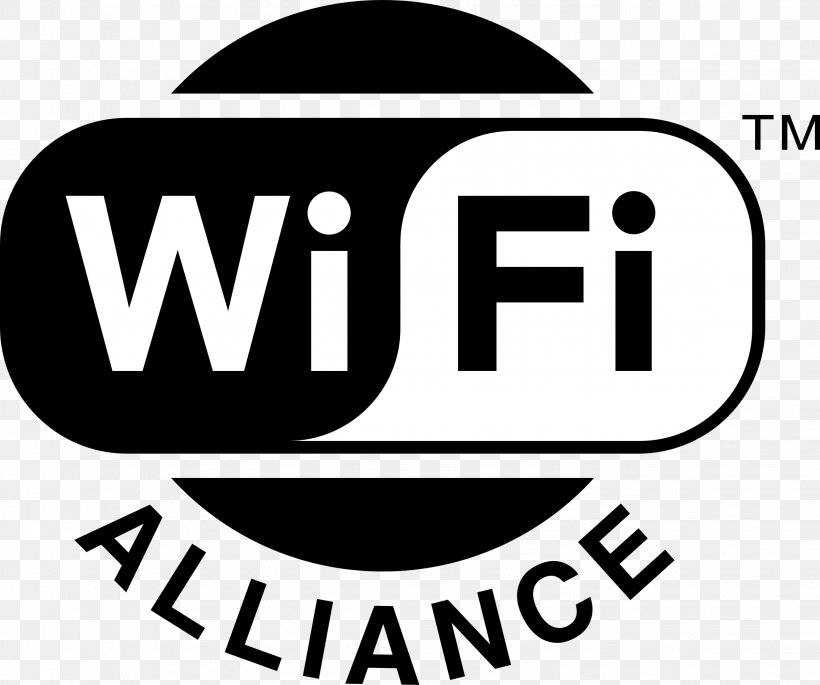 Wi-Fi Alliance Wi-Fi HaLow Internet Wireless LAN, PNG, 2261x1889px, Wifi, Area, Black And White, Brand, Internet Download Free