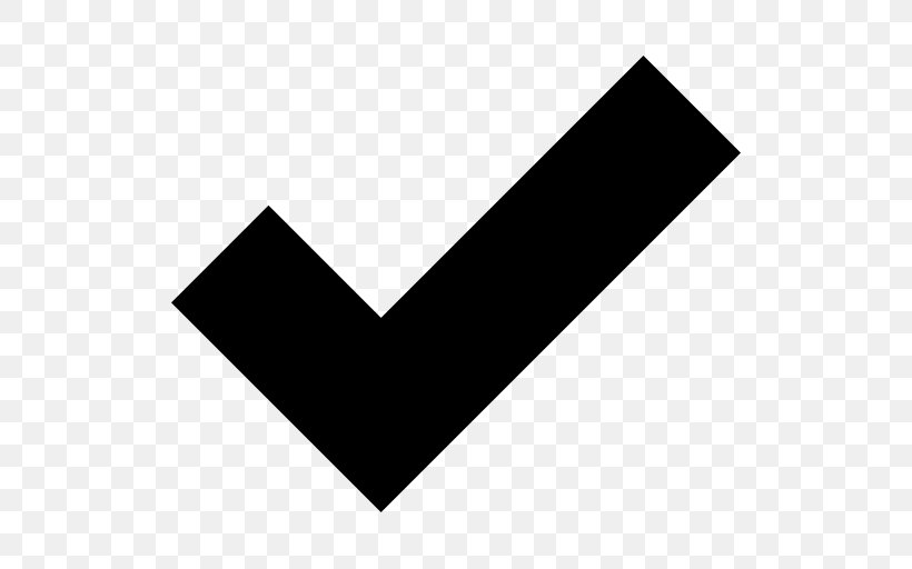 Check Mark Download, PNG, 512x512px, Check Mark, Black, Black And White, Brand, Checkbox Download Free