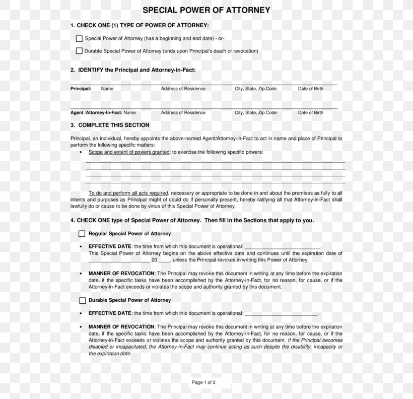Power Of Attorney Document Revocation Attorney General Attorney-in-fact, PNG, 612x792px, Power Of Attorney, Area, Arizona, Attorney General, Attorneyinfact Download Free